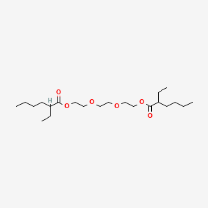 Chemical structure of Triethylene glycol bis(2-ethylhexanoate)