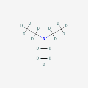 Chemical structure of triethyl-D15-amine