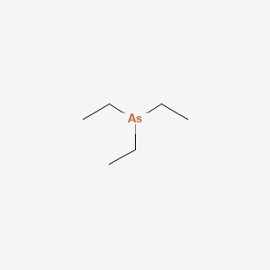 Chemical structure of Triethylarsine