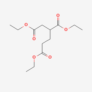 Chemical structure of Triethyl butane-1,2,4-tricarboxylate