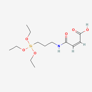 Chemical structure of TRIETHOXYSILYLPROPYLMALEAMIC ACID