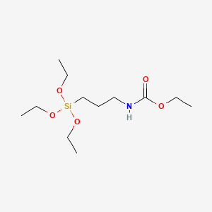 Chemical structure of TRIETHOXYSILYLPROPYLETHYLCARBAMATE