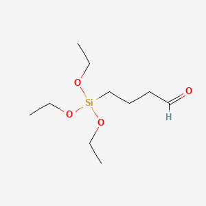 Chemical structure of Triethoxsilylbutyraldehyde