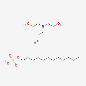 Chemical structure of TriethanolaMine Lauryl Sulfate