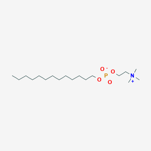Chemical structure of Tridecyl 2-(trimethylazaniumyl)ethyl phosphate