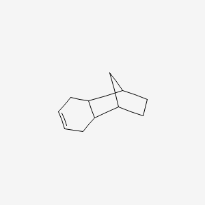 Chemical structure of Tricyclo[6.2.1.02,7]undeca-4-ene