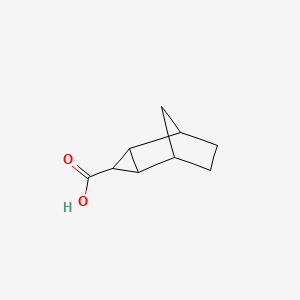 Chemical structure of Tricyclo[3.2.1.02,4]octane-3-carboxylic acid