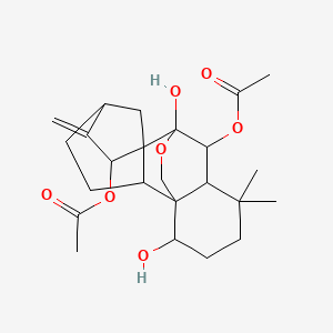 Chemical structure of Trichokaurin