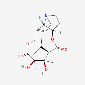 Chemical structure of Trichodesmine