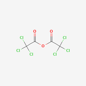 Chemical structure of Trichloroacetic Anhydride