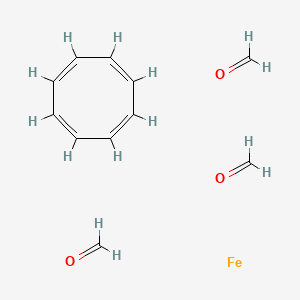 Chemical structure of Tricarbonyl(cyclooctatetraene)iron