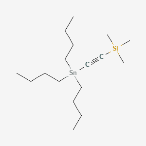 Chemical structure of Tributyl(trimethylsilylethynyl)tin