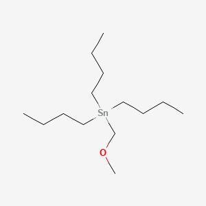 Chemical structure of Tributyl(methoxymethyl)stannane