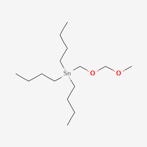 Chemical structure of Tributyl((methoxymethoxy)methyl)stannane