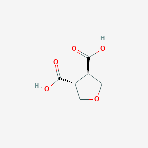 Chemical structure of trans-Tetrahydrofuran-3,4-dicarboxylic acid
