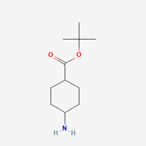 Chemical structure of tert-Butyl 4-aminocyclohexane-1-carboxylate