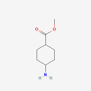 Chemical structure of Methyl 4-aminocyclohexanecarboxylate