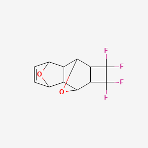 Chemical structure of trans-ethyl-3-(2-fluoro-5-(trifluoromethyl)phenyl)acrylate