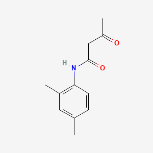 Chemical structure of trans-ethyl -2-(2-methylpyridin-3-yl)cyclopropane-1-carboxylate