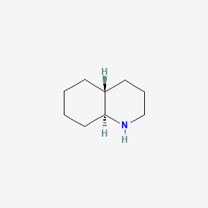 Chemical structure of trans-Decahydroquinoline