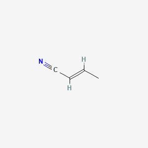 Chemical structure of Crotononitrile
