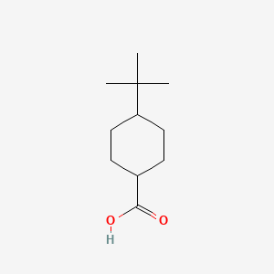 Chemical structure of 4-Tert-butylcyclohexane-1-carboxylic acid