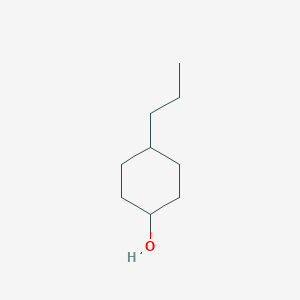 Chemical structure of 4-Propylcyclohexanol
