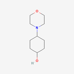 Chemical structure of trans-4-Morpholinocyclohexanol