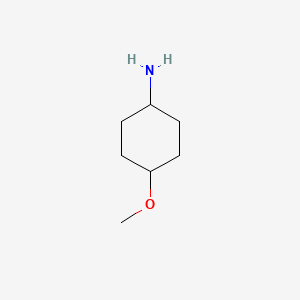 Chemical structure of trans-4-Methoxycyclohexanamine