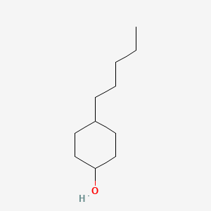 Chemical structure of 4-Pentylcyclohexanol
