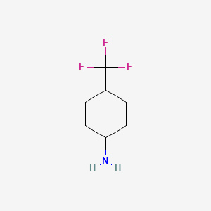 Chemical structure of cis-4-(Trifluoromethyl)cyclohexylamine