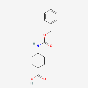 Chemical structure of trans-4-(Carbobenzoxyamino)cyclohexanecarboxylic Acid