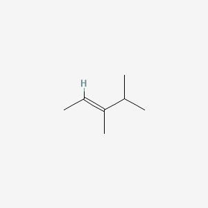 Chemical structure of trans-3,4-Dimethyl-2-pentene