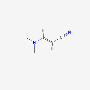 Chemical structure of 3-(Dimethylamino)acrylonitrile