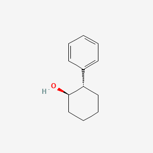 Chemical structure of trans-2-Phenyl-1-cyclohexanol