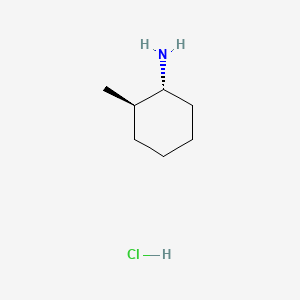 Chemical structure of Trans-2-methylcyclohexanamine hydrochloride