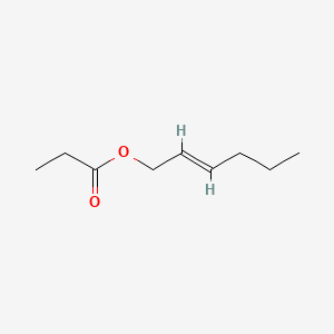 Chemical structure of 2-Hexenyl propionate, (2E)-