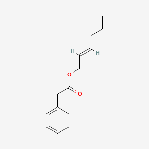 Chemical structure of trans-2-Hexen-1-yl Phenylacetate