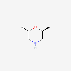 Chemical structure of trans-2,6-Dimethylmorpholine