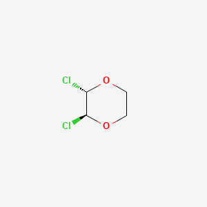 Chemical structure of 2,3-Dichloro-p-dioxane