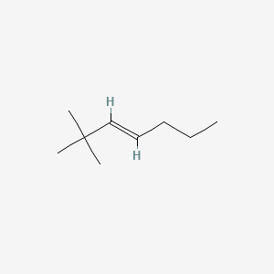 Chemical structure of (E)-2,2-Dimethylhept-3-ene