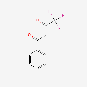Chemical structure of trans-2-(2,3,5-trifluorophenyl)cyclopropane-1-carboxylic acid