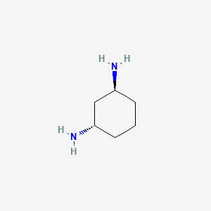 Chemical structure of trans-1,3-Cyclohexanediamine