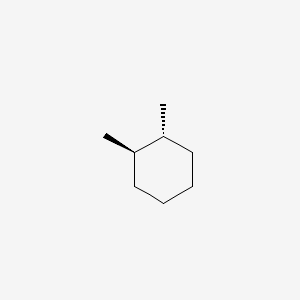 Chemical structure of trans-1,2-Dimethylcyclohexane
