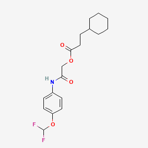 Chemical structure of Trans-1-(tert-butyl) 3-ethyl-4-(3,4-difluorophenyl)pyrrolidine-1,3-dicarboxylate