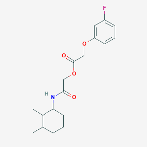 Chemical structure of Trans-1-(tert-butyl) 3-ethyl-4-(2-fluorophenyl)pyrrolidine-1,3-dicarboxylate