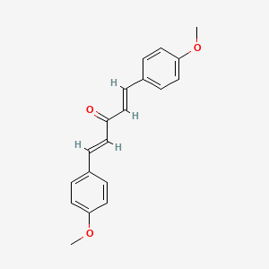 Chemical structure of Bis(4-methoxybenzylidene)acetone