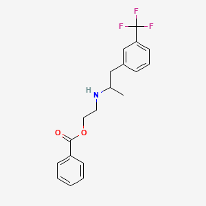 Chemical structure of Trans-(-1-benzyl-4-(4-(trifluoromethoxy)phenyl)pyrrolidin-3-yl)methanol