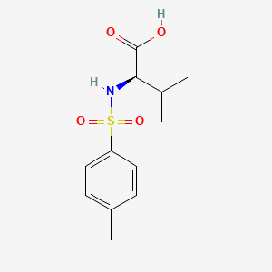 Chemical structure of Tosyl-D-valine