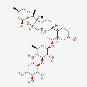 Chemical structure of Torvoside D
